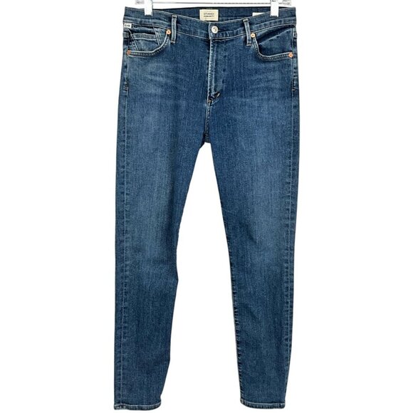 Citizen of Humanity Rocket Ankle Jeans Size 30 Skinny Mid Rise Dark Blue - Picture 1 of 10